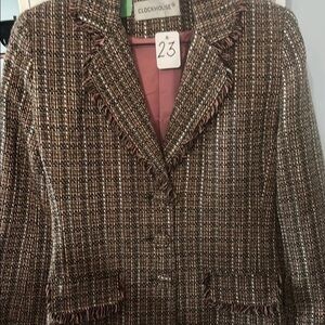 Women's Classic Tweed Blazer and skirt suit